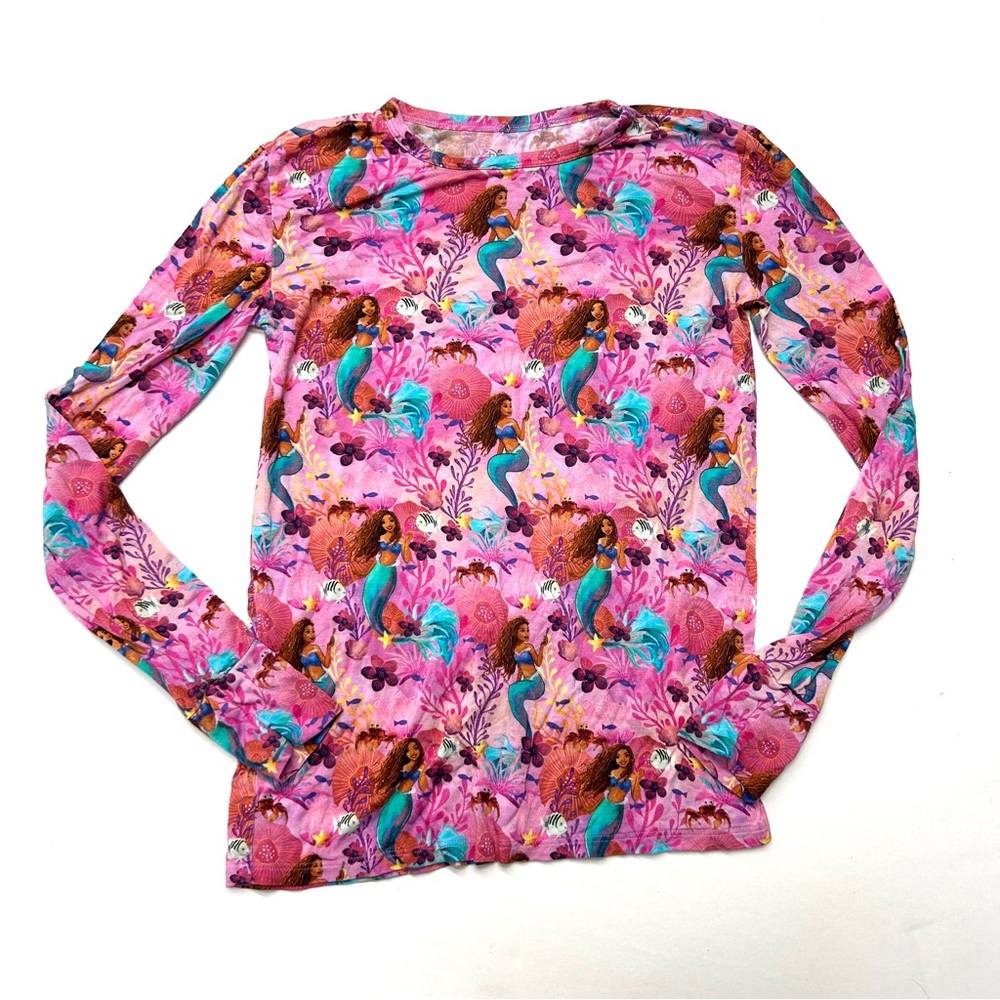Disney Princess Posh Peanut Mermaid Long Sleeve Pajama Top Bamboo